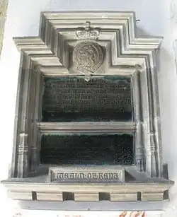 St Dunstan’s Church memorial, Cranbrook, by Hitch