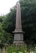 Monument to the conduit at Nine Wells