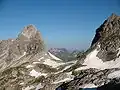 Hochgundspitze (2460 m, left)