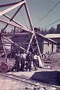 Head frame over Mine Shaft 1937