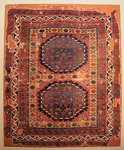 Type IV large-pattern Holbein carpet, 16th century, Central Anatolia.