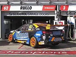 The Holden VF Commodore of Alex Rullo at the 2017 Clipsal 500 Adelaide
