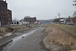 The Third Level Canal, drained for routine dredging and maintenance, March 2018