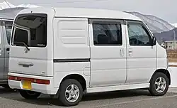 Vamos Hobio rear view, showing the different tail light design as also used on the Acty