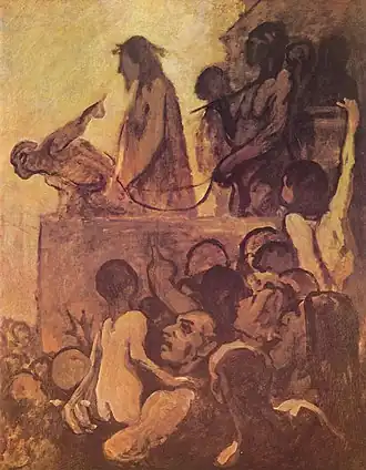 Ecce Homo (c. 1850), grisaille on canvas, 160 x 127 cm., Museum Folkwang