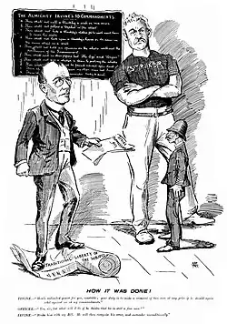 'How It Was Done!', published in The Tocsin, 21 May 1903 (featuring a caricature of William Irvine, premier of Victoria).