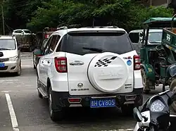 Huansu S2 pre-facelift rear