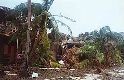 Damage in Belize after Hurricane Keith