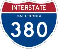 Interstate 380 marker
