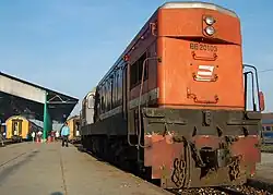 An Indonesian BB201 Locomotive at Kroya station