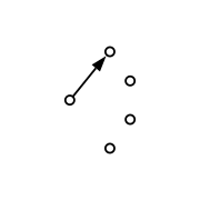 Schematic symbol for 1P4T, break-before-make, nonshorting style