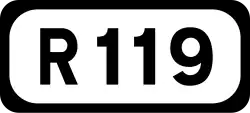 R119 road shield}}