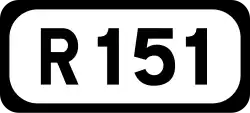 R151 road shield}}