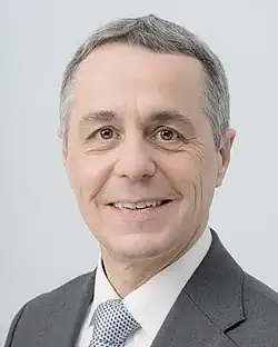 Federal councillor Ignazio Cassis from Ticino