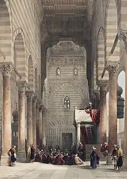 232. Interior of the Mosque of the Metwalis.