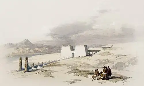 156. Approach to the Temple of Wady Saboua, Nubia.