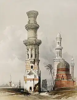 219. Ruined Mosques in the desert, west of the Citadel.