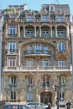 Lavirotte Building by Jules Lavirotte at 29 Avenue Rapp (1901)