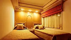Luxury Beds in the Maharajas' Express