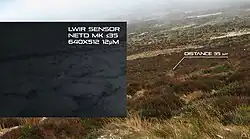 An example of individual multispectral camouflage. The showcased suit provides simultaneous camouflage in the VIS and LWIR wavelengths of the electromagnetic spectrum. Credits: ProApto Camouflage