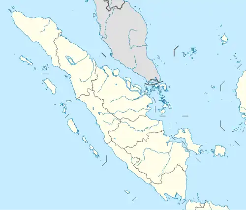 Tebing Tinggi is located in Sumatra