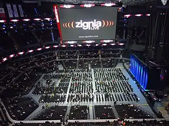 Inside view of the Arena