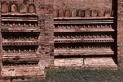 Decorated wall surface