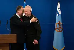 Gallant with Israel Katz on 8 November 2024