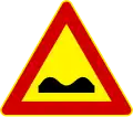 Uneven road