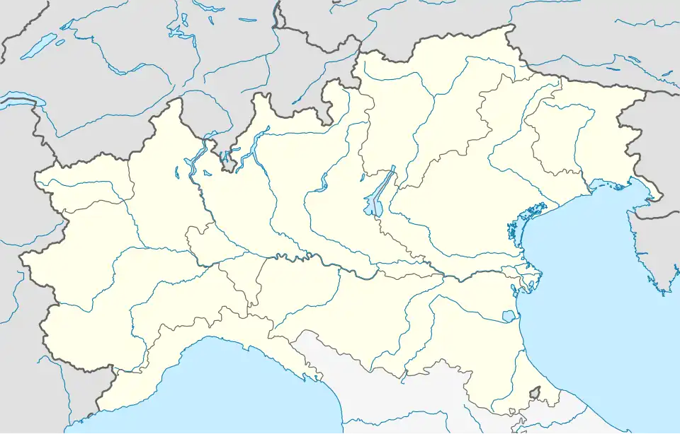 2013–14 Lega Pro Seconda Divisione is located in Northern Italy