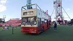 Double-decker bus in 2018