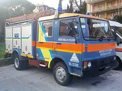 Iveco-Fiat 79.13 double cab as a fire truck (Italy)