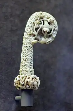 Walrus tusk, Holy Spirit as a dove, England, c. 1120–1130, Musée national du Moyen Âge, Paris