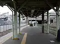 The Nambu Branch Line platform in March 2006
