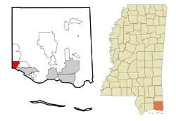 Location of St. Martin, Mississippi