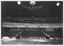 Interior of the Jaffe Art Theater in 1985 prior to renovations.