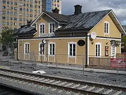 The old Jakobsberg station building, built in 1876