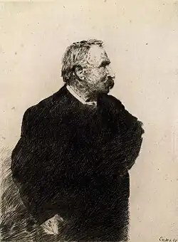 Ernest Rousseau (1887) drypoint, 24 × 18.1 cm, Museum of Fine Arts, Ghent