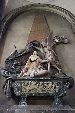Michel-Ange Slodtz, Funerary monument of Jean-Baptiste Languet de Gergy, Saint-Sulpice, Paris (1757)