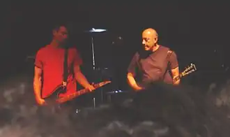 Jeff Pezzati (left) and Santiago Durango (right) during the 2006 Big Black Reunion