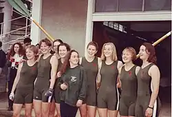 Jesus College Boat Club women's team in 1993