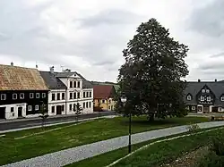 Jiřího Square, historic centre
