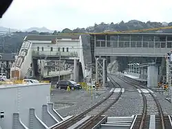 View from the tracks