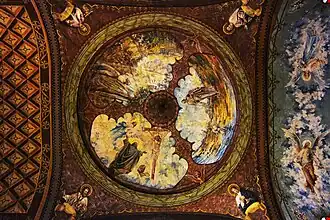 Ceiling of the church