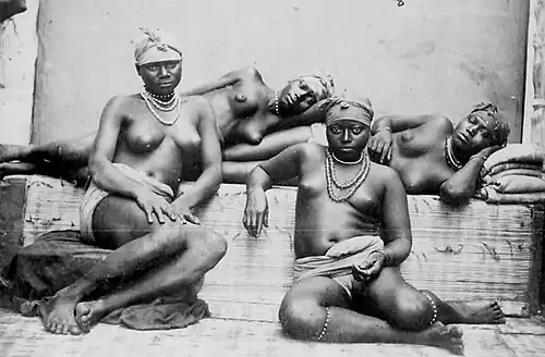 Diolas of Gambia at the banks of the Casamance.