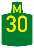 Metropolitan route M30 shield