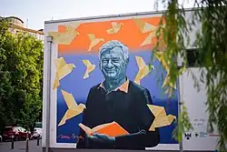 Mural of Jovan Divjak.