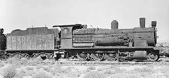 A KA class locomotive, c 1951.