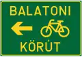Direction of cycle route