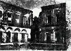 An old photograph of Kadirpara Babu Zamindar Bari